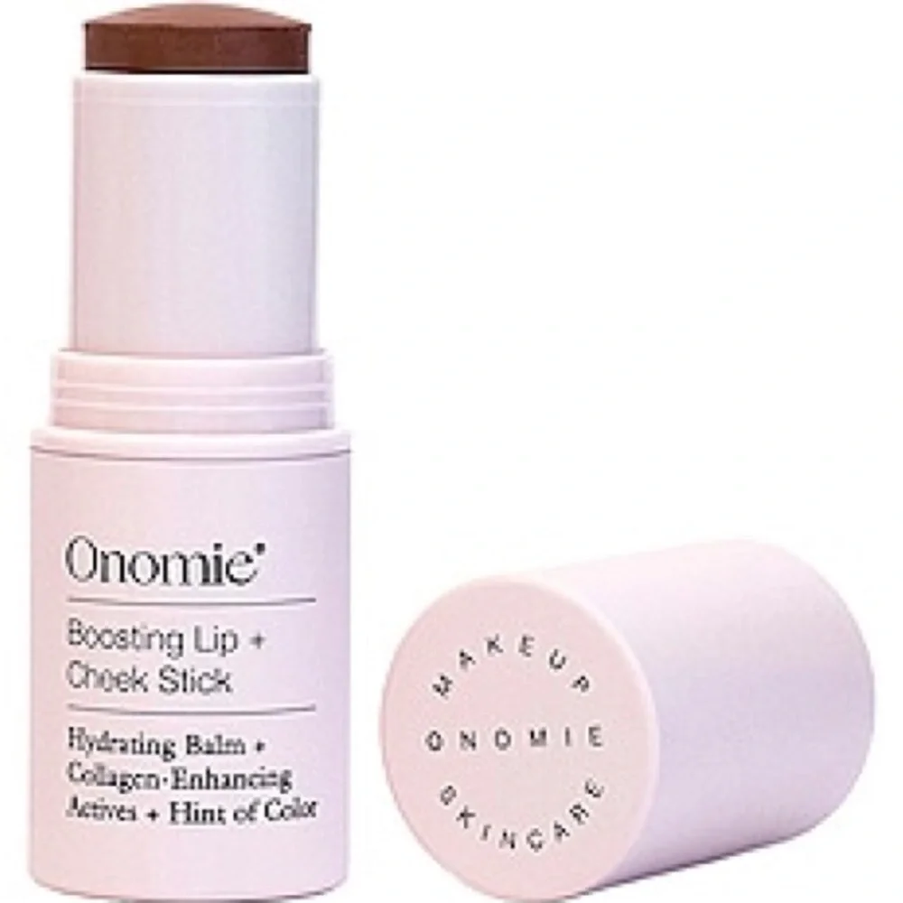 (BA1) ONOMIE Boosting Lip + Cheek Hydrating & Collagen Stick in Nightingale, 10g